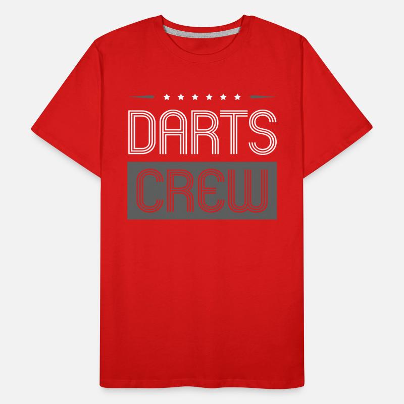 Équipage de fléchettes T-shirt bio Premium Homme