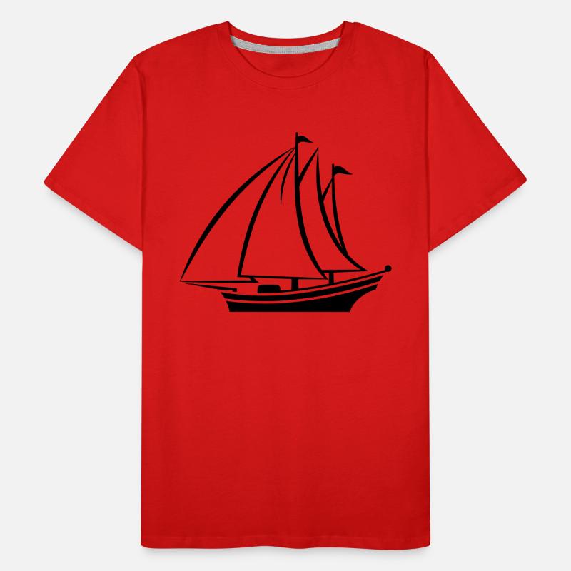Sailing ship Men's Premium Organic T-Shirt