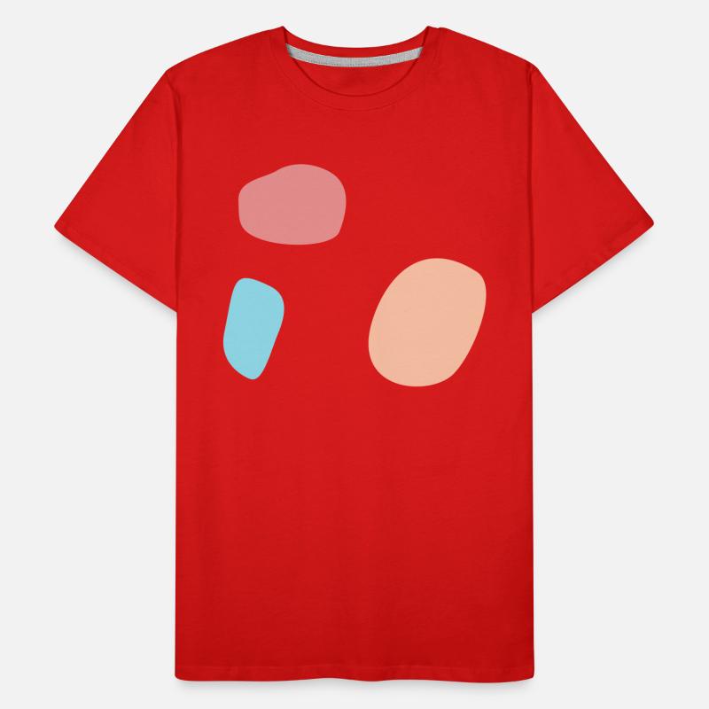 Conception abstraite T-shirt bio Premium Homme