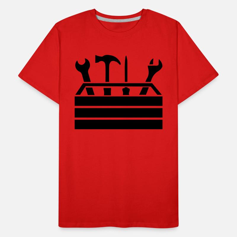 Tools Workshop Toolbox 1 Men's Premium Organic T-Shirt