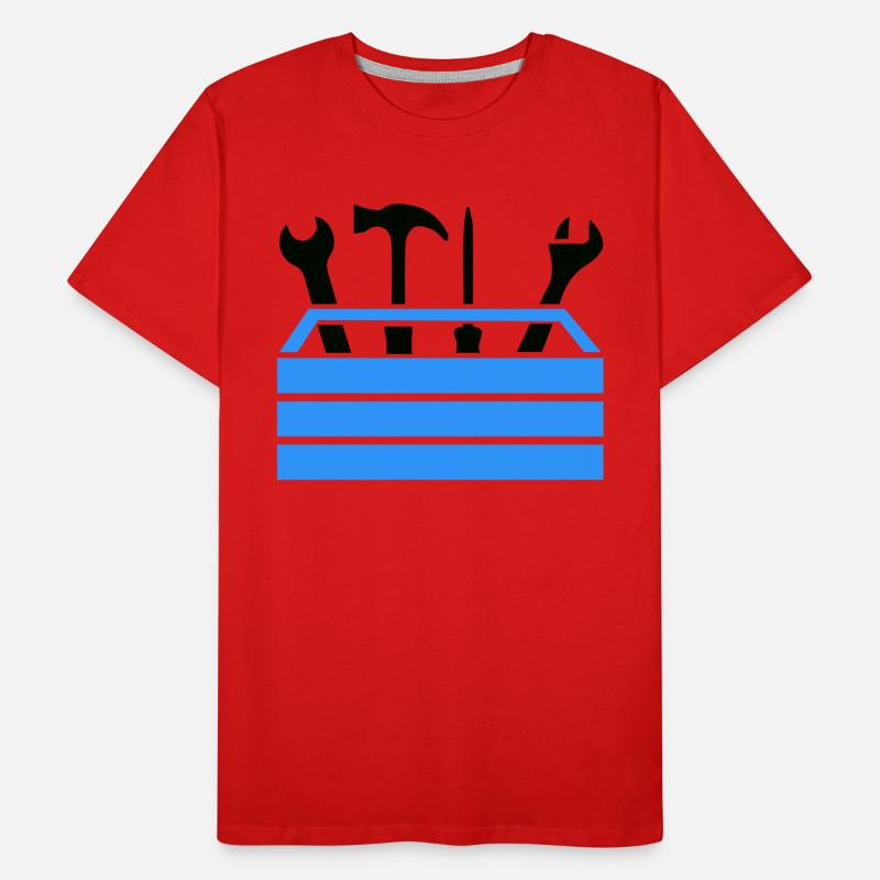 Tools Workshop Toolbox Men's Premium Organic T-Shirt