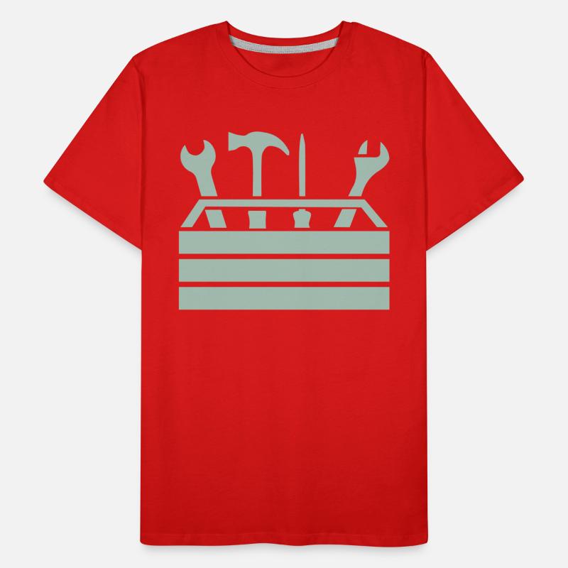 Tool Workshop Tool Box 1 Men's Premium Organic T-Shirt