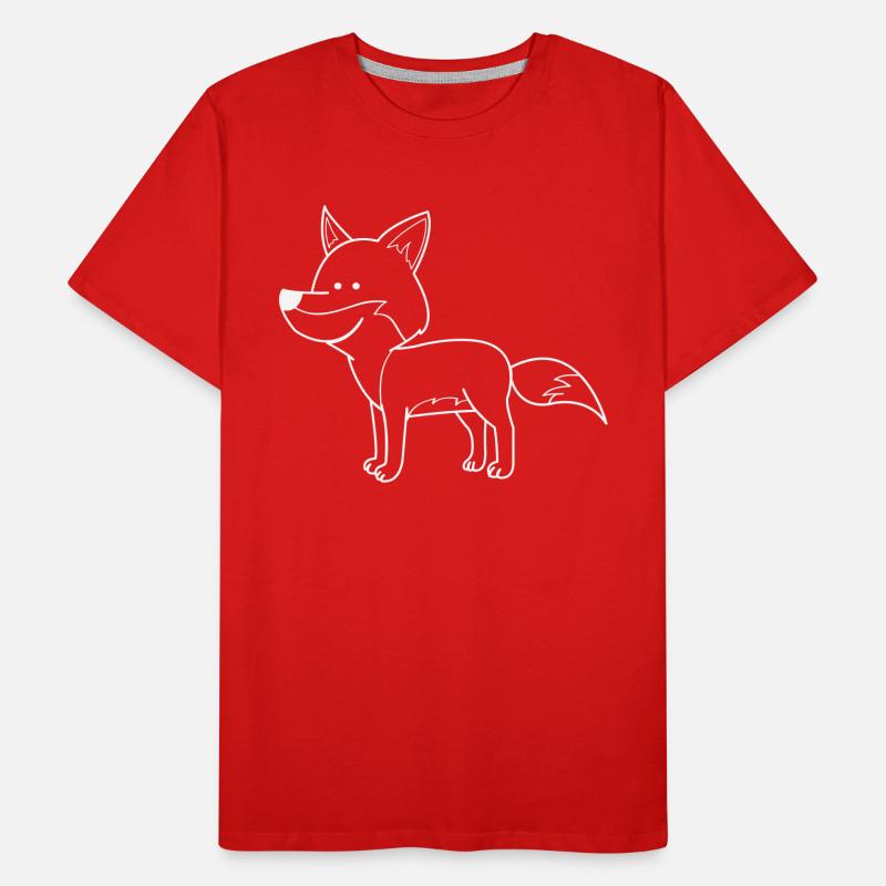 Fox Comic Men's Premium Organic T-Shirt