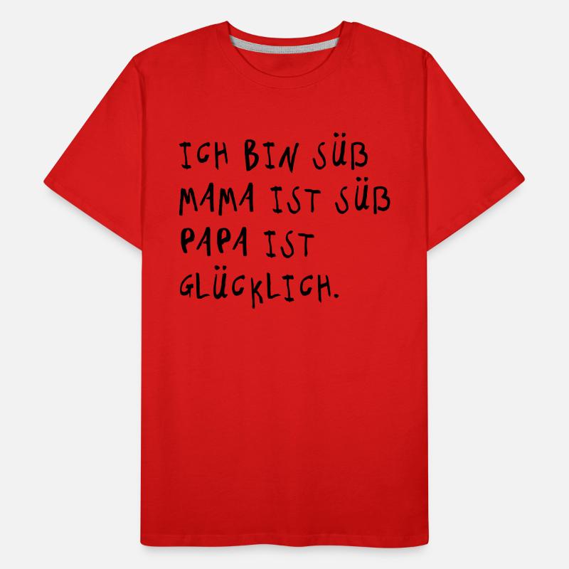 Ich bin süß (Spruch) Männer Premium Bio T-Shirt