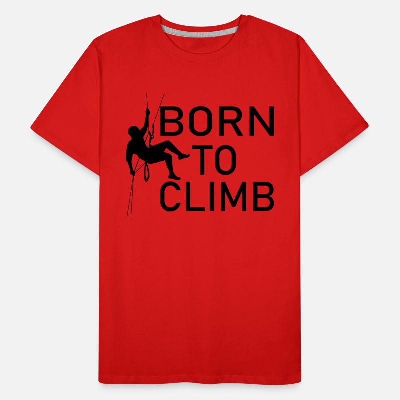 Bouldern Klettern Climbing Männer Premium Bio T-Shirt