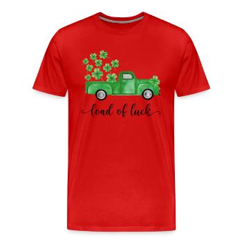 Happy St. Patrick´s Day Saint Patrick Irland Irish - Männer Premium Bio T-Shirt - Rot - Vorne - Damien (186cm)