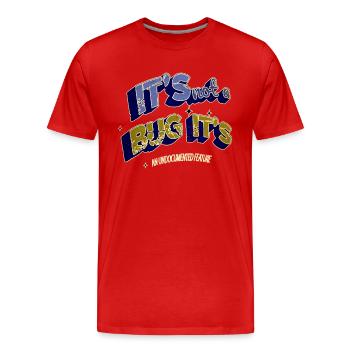 profession c plus plus computer funny quote bday - Men's Premium Organic T-Shirt - red - Front - Damien (186cm)