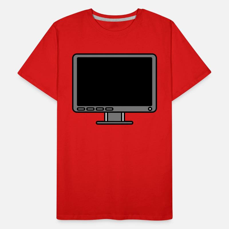 Icon Logo Computer Screen Men's Premium Organic T-Shirt