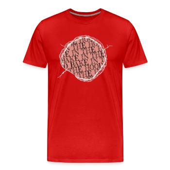 gift for cook gift for chef cook bake chef - Männer Premium Bio T-Shirt - Rot - Vorne - Damien (186cm)