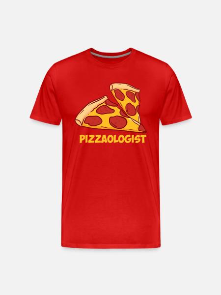 Pizzabäcker - Männer Premium Bio T-Shirt - Rot