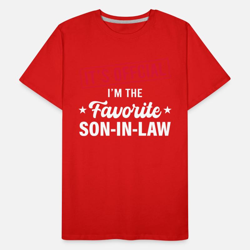 Lieblingsschwiegersohn, Schwiegermutter oder Schwiegervater Männer Premium Bio T-Shirt