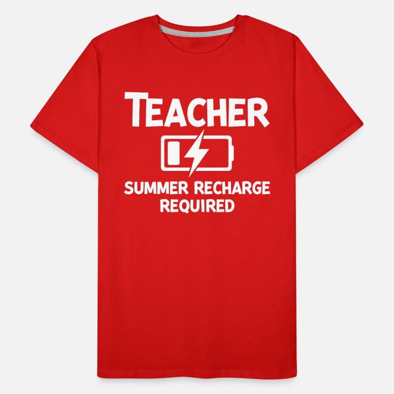 Recharge d’été pour les enseignants T-shirt bio Premium Homme
