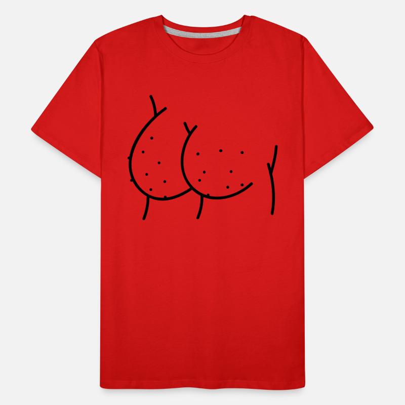 Arsch Männer Premium Bio T-Shirt