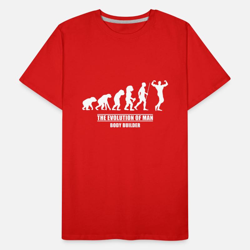 Evolution Kraftsport Männer Premium Bio T-Shirt