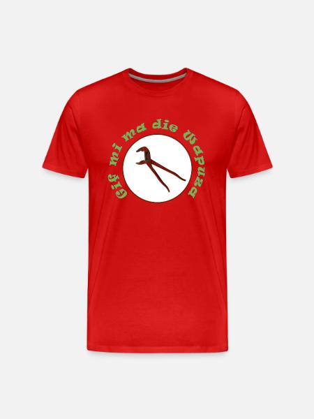 Wapuza - Männer Premium Bio T-Shirt - Rot