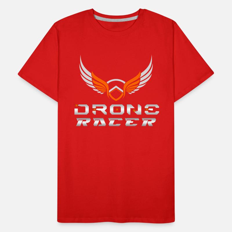 Drone Drones Drone Flight Drone Pilot Men's Premium Organic T-Shirt