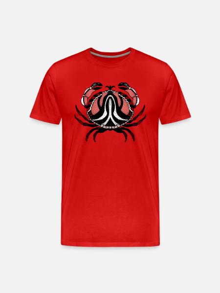 Krebs - Männer Premium Bio T-Shirt - Rot