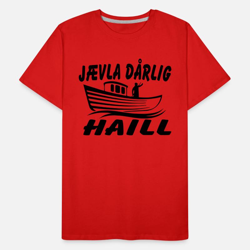 de grêle T-shirt bio Premium Homme