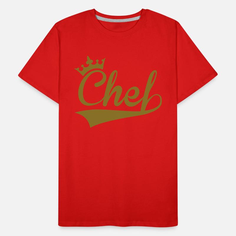 Chef Männer Premium Bio T-Shirt