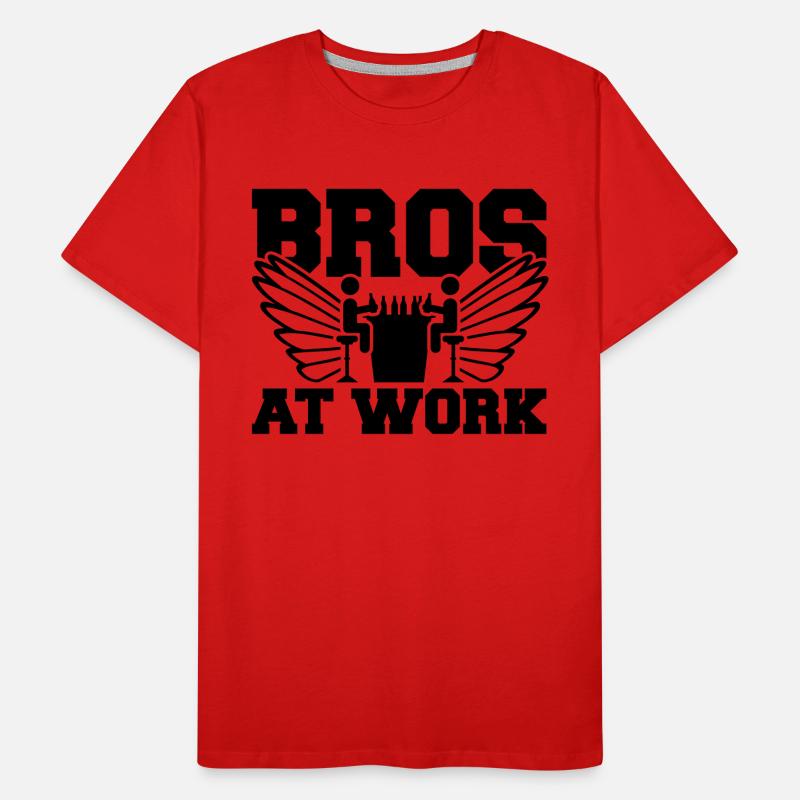 bros_at_work_so1 T-shirt bio Premium Homme