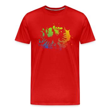 Schützenfest - Bird - Men's Premium Organic T-Shirt - red - Front - Damien (186cm)