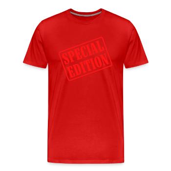 Special Edition - Männer Premium Bio T-Shirt - Rot - Vorne - Damien (186cm)