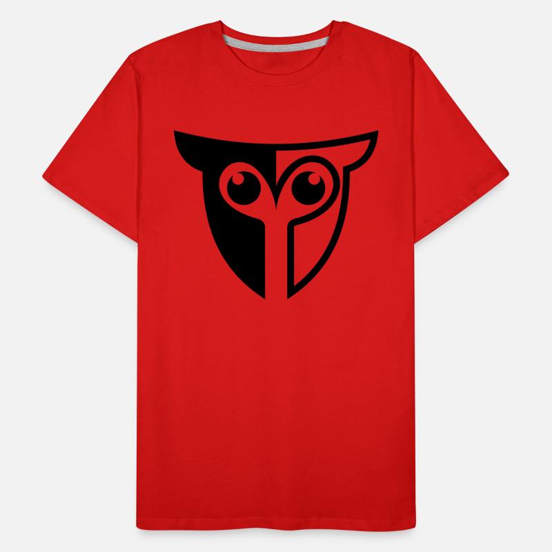 Owl eule Männer Premium Bio T-Shirt
