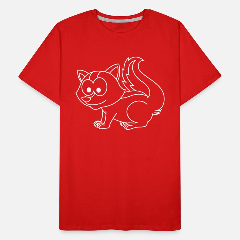 Stinker Comic Tier Männer Premium Bio T-Shirt
