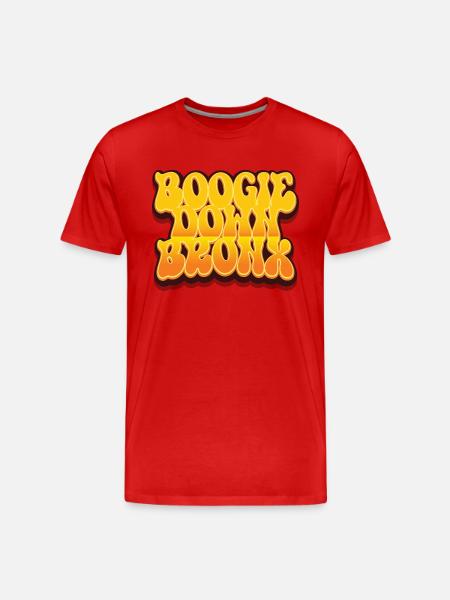 Boogie Down Bronx - Men's Premium Organic T-Shirt - red