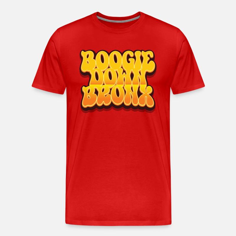 Boogie Down Bronx - Männer Premium Bio T-Shirt - Rot
