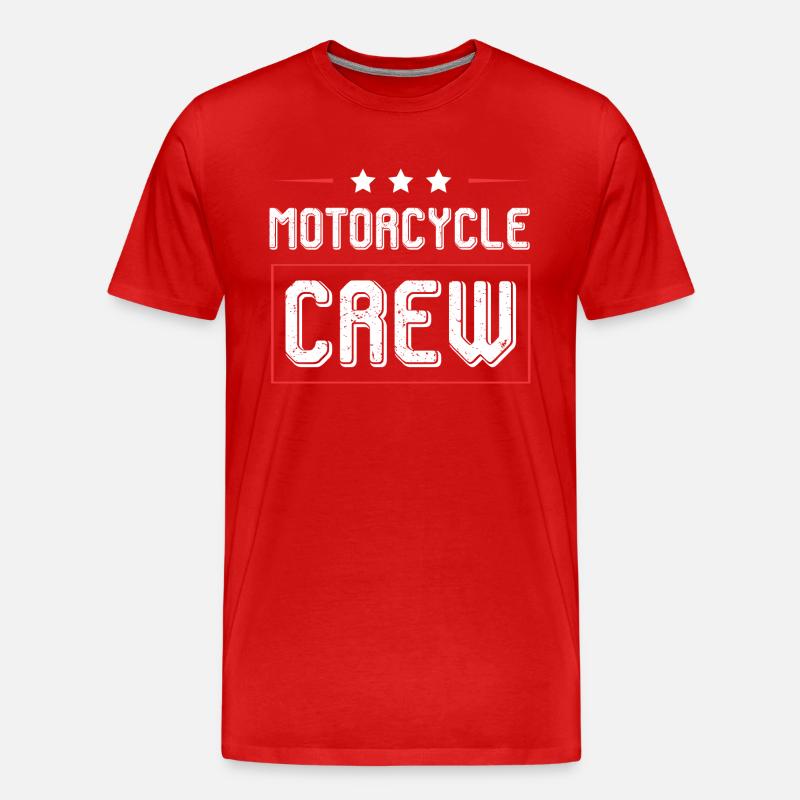 Motorcycle Crew - Männer Premium Bio T-Shirt - Rot