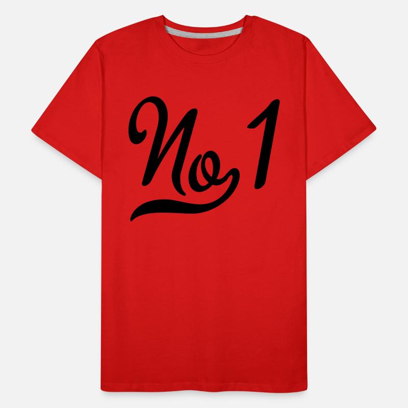 Nummer eins Männer Premium Bio T-Shirt
