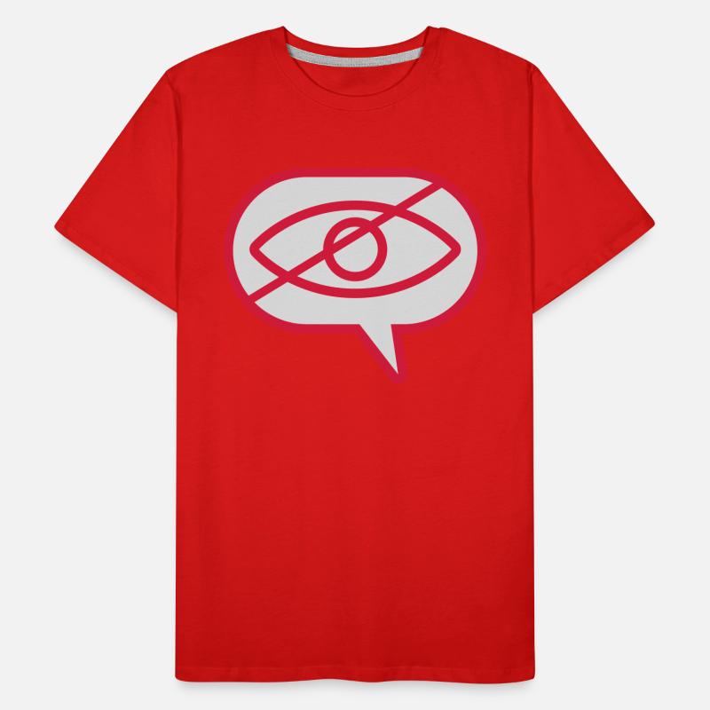 Do not see visual eye Men's Premium Organic T-Shirt
