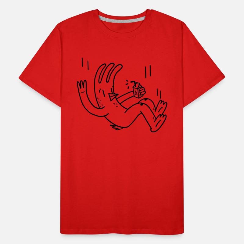 Chicken Fall Men's Premium Organic T-Shirt