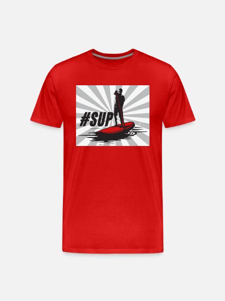 Pus - Men's Premium Organic T-Shirt - red