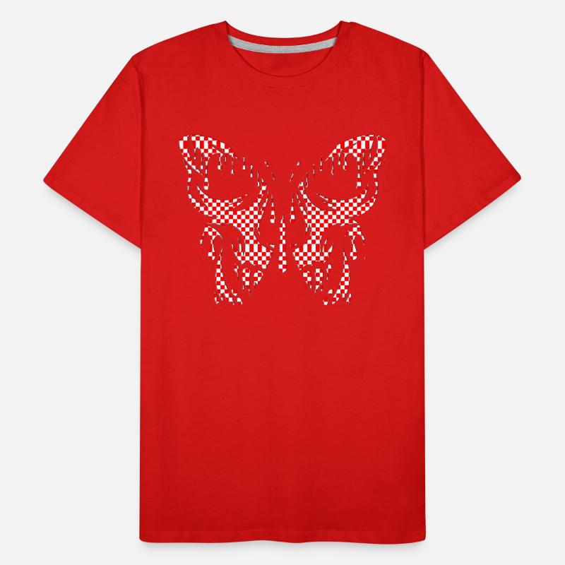 Tatouage Papillon Nature Papillons Mignon Cocon D’été T-shirt bio Premium Homme
