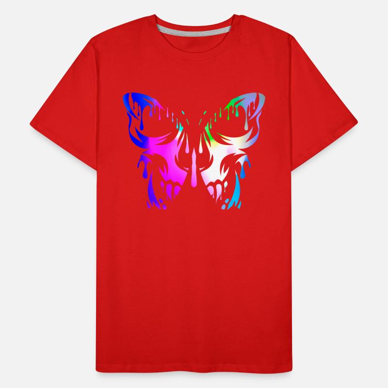 Tatouage Papillon Nature Papillons Mignon Cocon D’été T-shirt bio Premium Homme
