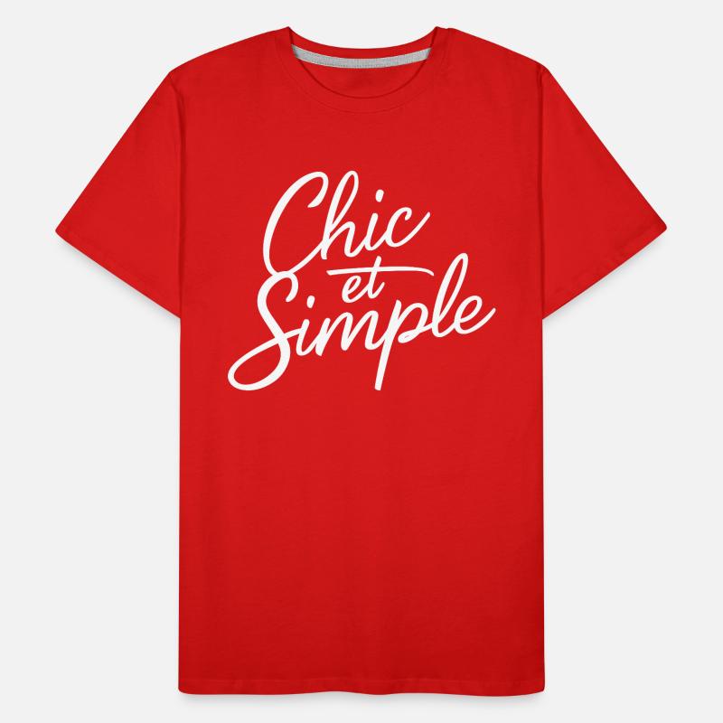 Chic et simple T-shirt bio Premium Homme