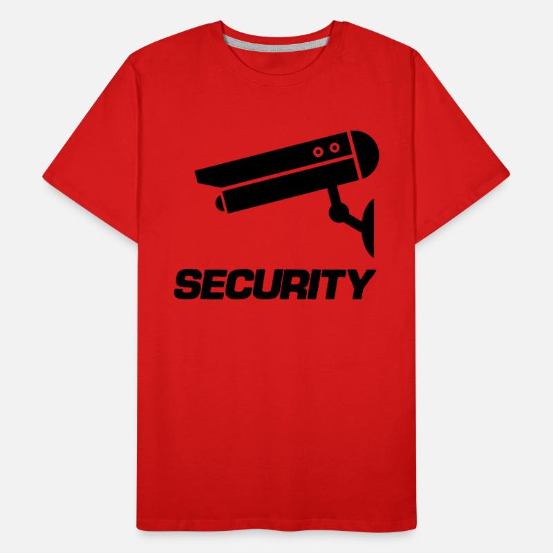Camera Icon Security Men's Premium Organic T-Shirt