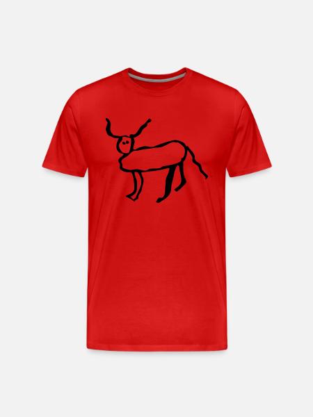 Coucou petite perruche - T-shirt bio Premium Homme - rouge