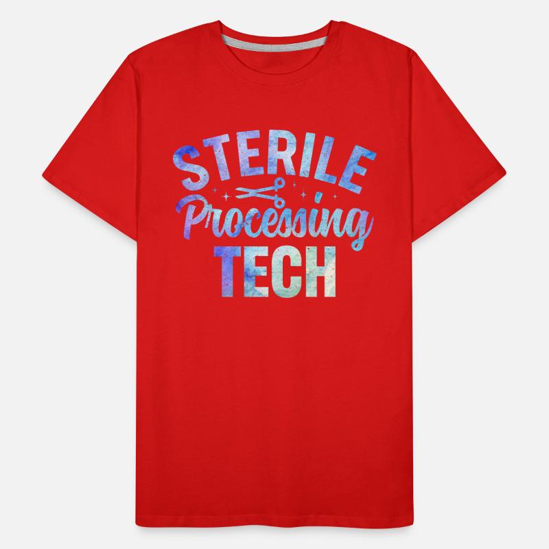 Sterile Processing Tech Medicine Design Men's Premium Organic T-Shirt
