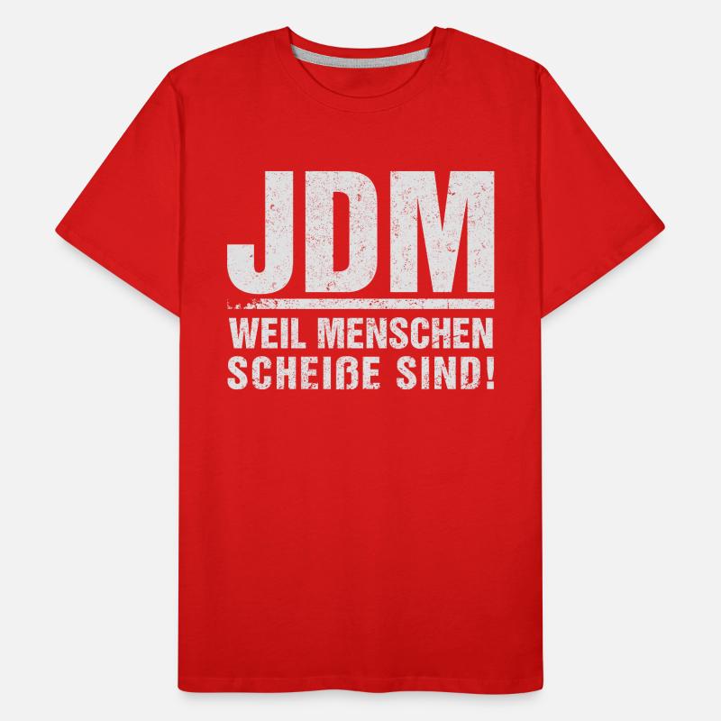 JDM Menschen scheiße Männer Premium Bio T-Shirt