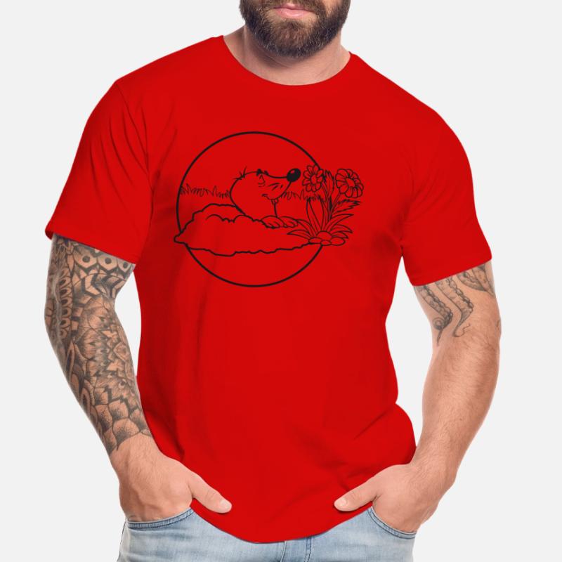 Mole Earth Mole Grêle Fleur Odeur Parfum Sp T-shirt bio Premium Homme
