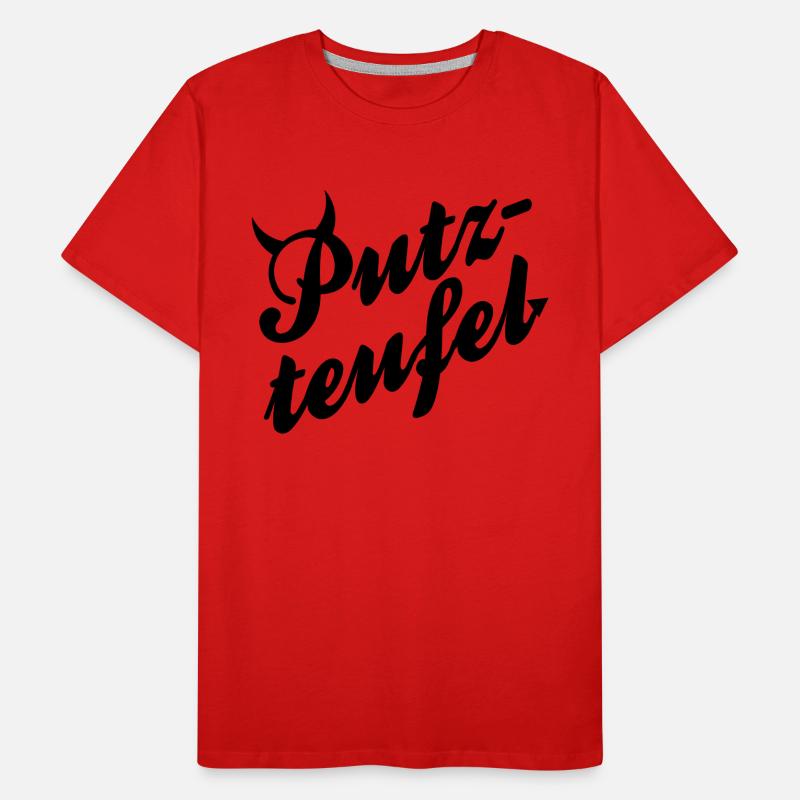 Putzteufel Männer Premium Bio T-Shirt