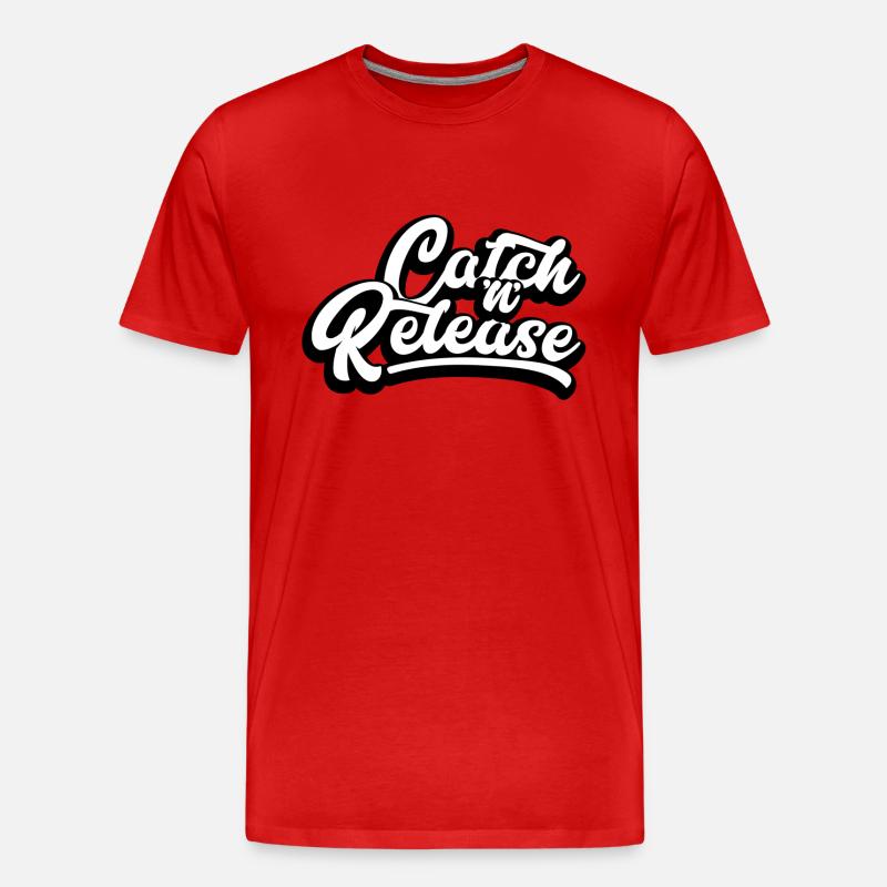 Catch & Release - Männer Premium Bio T-Shirt - Rot