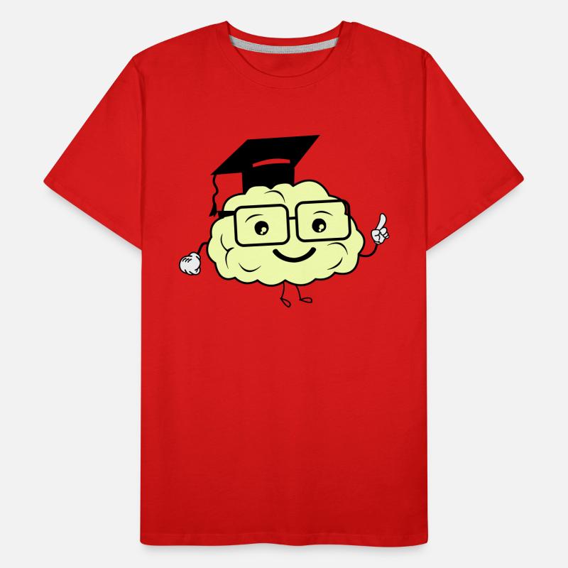 cerveau intelligent 02 T-shirt bio Premium Homme
