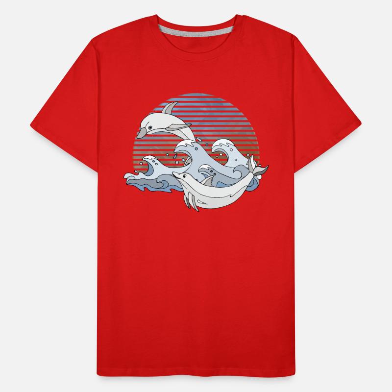 Delphine Männer Premium Bio T-Shirt