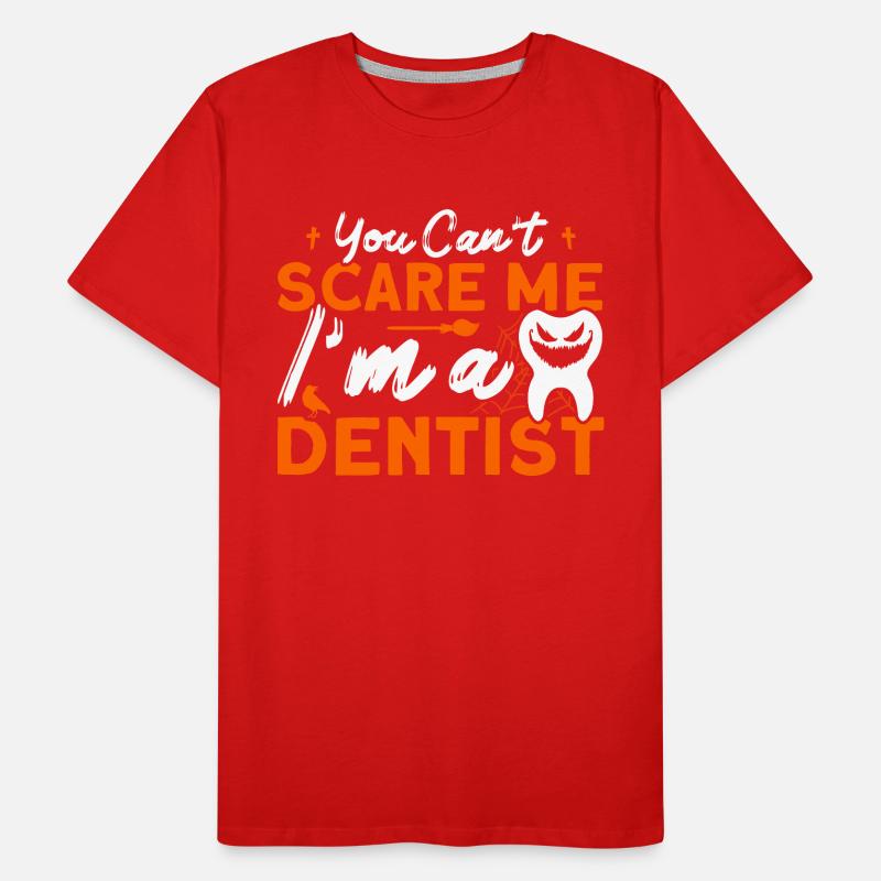 Dentist Halloween Costume Dental Assistant Men's Premium Organic T-Shirt