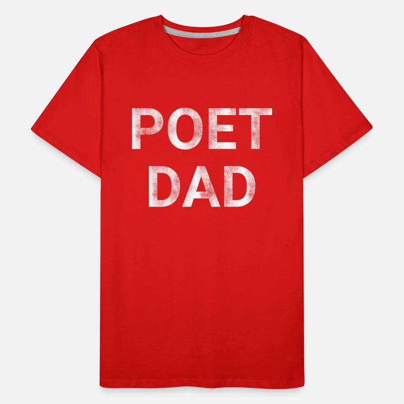 Poet Dad Men's Premium Organic T-Shirt