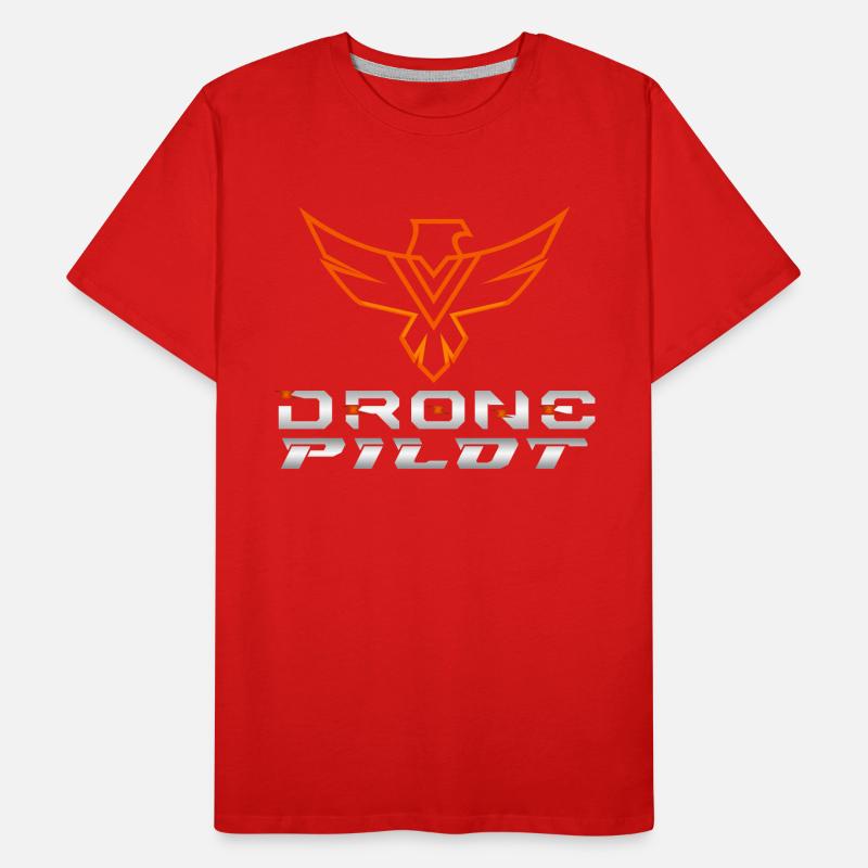 Drone Drones Drone Flight Drone Pilot T-shirt bio Premium Homme